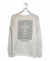 CHROME HEARTS (クロムハーツ) バックプリント ロゴロングスリーブカットソー ホワイト サイズ:Ｌ：50000円