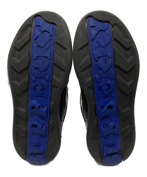 BURBERRY（バーバリー）BURBERRY (バーバリー) レザー＆チェック テラススニーカー ブラック/サンド サイズ:37の古着・服飾アイテム