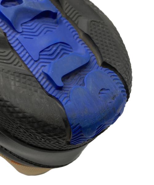 BURBERRY（バーバリー）BURBERRY (バーバリー) レザー＆チェック テラススニーカー ブラック/サンド サイズ:37の古着・服飾アイテム