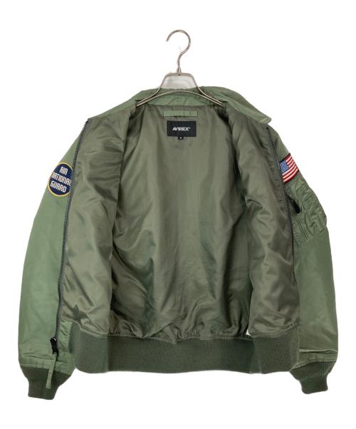 AVIREX（アヴィレックス）AVIREX (アヴィレックス) CWU-36P NEW YORK AIR NATIONAL GUARD カーキ サイズ:Ⅿの古着・服飾アイテム