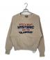 Hysteric Glamour（ヒステリックグラマー）の古着「ロゴワッペン付ニット」｜ベージュ