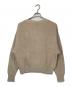 Hysteric Glamour (ヒステリックグラマー) ロゴワッペン付ニット ベージュ サイズ:FREE：13000円