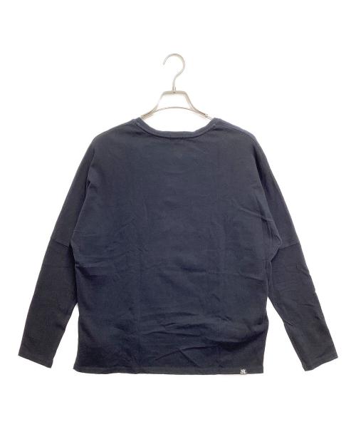 Hysteric Glamour（ヒステリックグラマー）Hysteric Glamour (ヒステリックグラマー) FRANK KOZIK/PIZZA プリント 透し編プルオーバー ブラック サイズ:FREEの古着・服飾アイテム