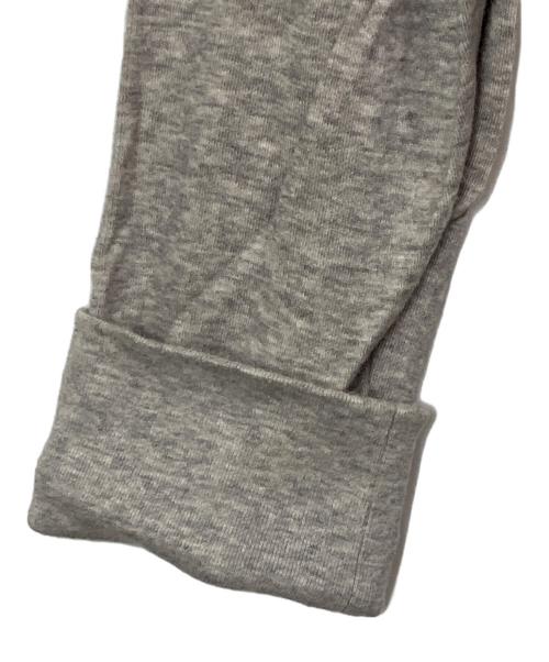 Hysteric Glamour（ヒステリックグラマー）Hysteric Glamour (ヒステリックグラマー) チェーン刺繍 長袖 ロング パーカー グレー サイズ:FREEの古着・服飾アイテム