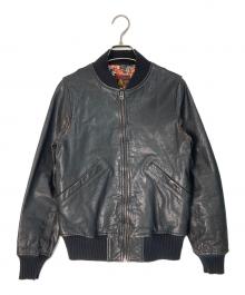 Hysteric Glamour（ヒステリックグラマー）の古着「ラムレザージャケット」｜ブラック