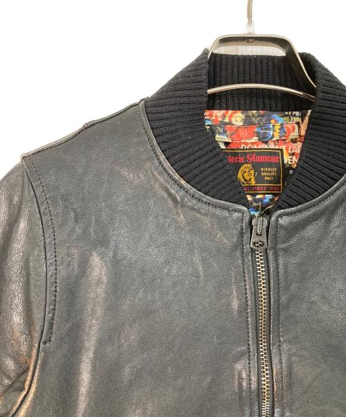 Hysteric Glamour（ヒステリックグラマー）Hysteric Glamour (ヒステリックグラマー) ラムレザージャケット ブラック サイズ:Sの古着・服飾アイテム