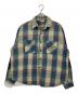 FIVE BROTHER（ファイブブラザー）の古着「ヘビネルチェックシャツ」｜ブルー×グレー