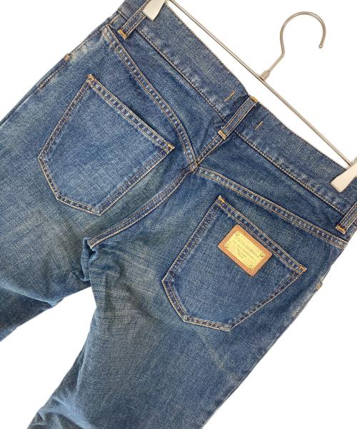 DOLCE & GABBANA（ドルチェ＆ガッバーナ）DOLCE & GABBANA (ドルチェ＆ガッバーナ) プレートデニムパンツ インディゴ サイズ:Lの古着・服飾アイテム