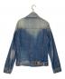 DOLCE & GABBANA (ドルチェ＆ガッバーナ) ダメージ加工プレートデニムジャケット インディゴ サイズ:48：15000円