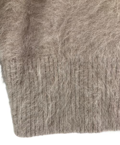 Whim Gazette（ウィムガゼット）Whim Gazette (ウィムガゼット) ファークルーネックプルオーバー ベージュ サイズ:FREEの古着・服飾アイテム
