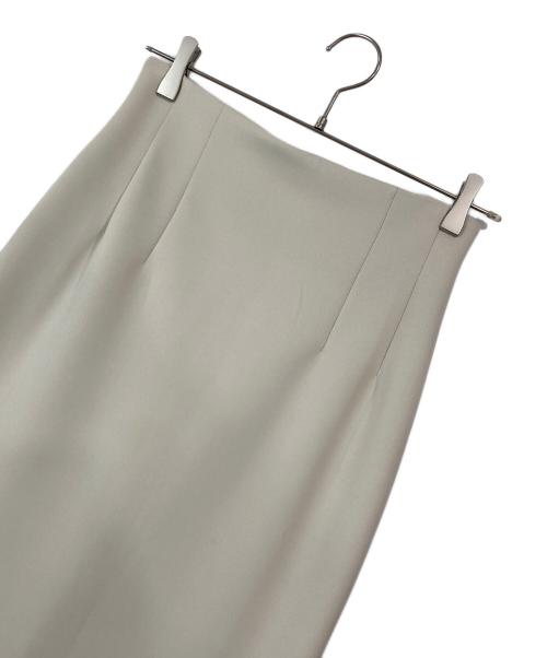 Whim Gazette（ウィムガゼット）Whim Gazette (ウィムガゼット) ハイウエストジャージースカート グレージュ サイズ:38 未使用品の古着・服飾アイテム