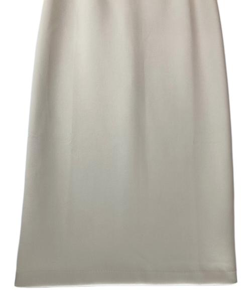 Whim Gazette（ウィムガゼット）Whim Gazette (ウィムガゼット) ハイウエストジャージースカート グレージュ サイズ:38 未使用品の古着・服飾アイテム