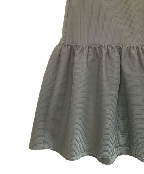 Drawing Numbers（ドローイングナンバーズ）Drawing Numbers (ドローイングナンバーズ) ドビーストライプスカート ブラック サイズ:38 未使用品の古着・服飾アイテム