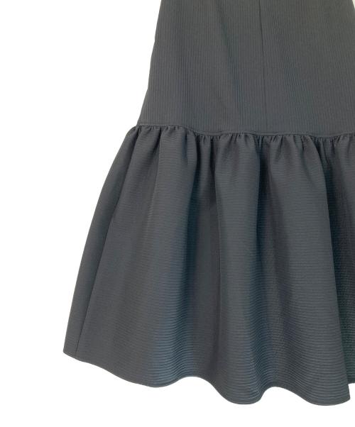 Drawing Numbers（ドローイングナンバーズ）Drawing Numbers (ドローイングナンバーズ) ドビーストライプスカート ブラック サイズ:38 未使用品の古着・服飾アイテム