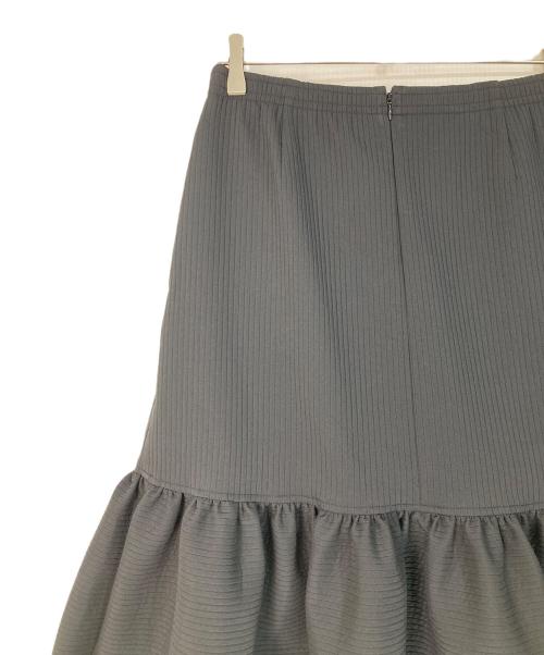 Drawing Numbers（ドローイングナンバーズ）Drawing Numbers (ドローイングナンバーズ) ドビーストライプスカート ブラック サイズ:38 未使用品の古着・服飾アイテム