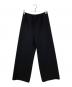 GALLARDA GALANTE（ガリャルダガランテ）の古着「【美脚パンツ】ワイドドロストパンツ」｜ブラック