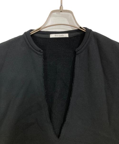 Whim Gazette（ウィムガゼット）Whim Gazette (ウィムガゼット) スウェットVネックプルオーバー２ ブラック サイズ:FREEの古着・服飾アイテム