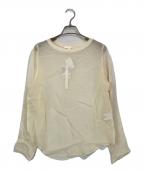 Drawing Numbersドローイングナンバーズ）の古着「キュプラシースルーブラウス」｜アイボリー