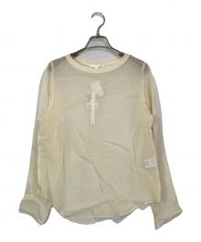 Drawing Numbers（ドローイングナンバーズ）の古着「キュプラシースルーブラウス」｜アイボリー