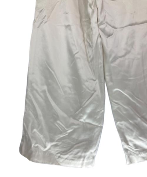 Whim Gazette（ウィムガゼット）Whim Gazette (ウィムガゼット) フィブリルパンツ ホワイト サイズ:38 未使用品の古着・服飾アイテム