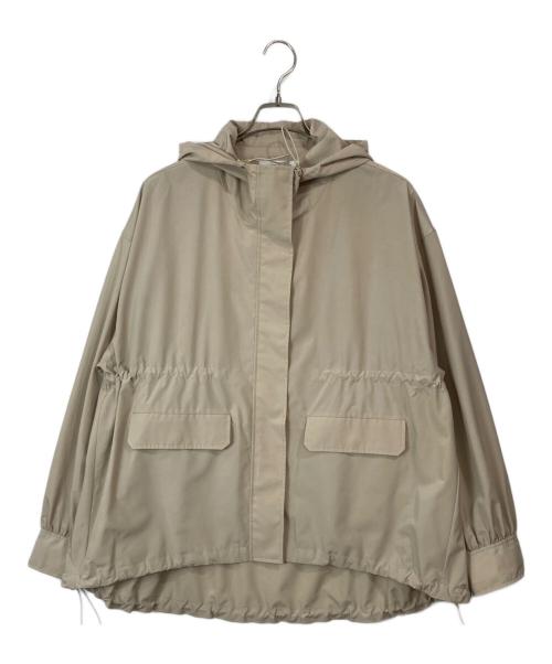Whim Gazette（ウィムガゼット）Whim Gazette (ウィムガゼット) フーデッドライトブルゾン ベージュ サイズ:FREEの古着・服飾アイテム