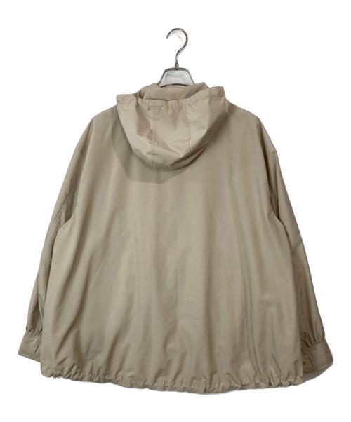 Whim Gazette（ウィムガゼット）Whim Gazette (ウィムガゼット) フーデッドライトブルゾン ベージュ サイズ:FREEの古着・服飾アイテム