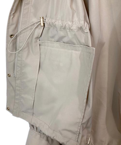 Whim Gazette（ウィムガゼット）Whim Gazette (ウィムガゼット) フーデッドライトブルゾン ベージュ サイズ:FREEの古着・服飾アイテム