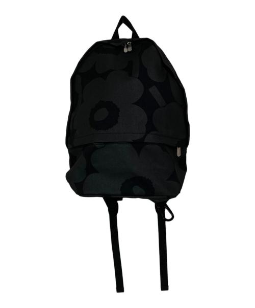 marimekko（マリメッコ）marimekko (マリメッコ) Enni Pieni Unikko backpack ブラックの古着・服飾アイテム
