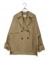 Elura（エルラ）の古着「ショートトレンチジャケット」｜ベージュ
