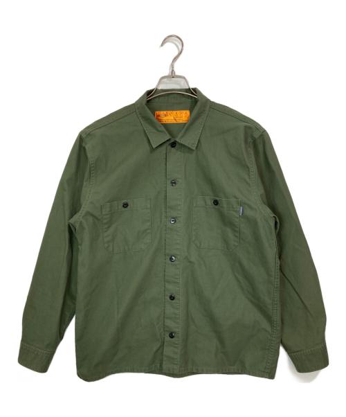 CHALLENGER（チャレンジャー）CHALLENGER (チャレンジャー) MOTOR CO. SHIRT グリーン サイズ:Ｍの古着・服飾アイテム
