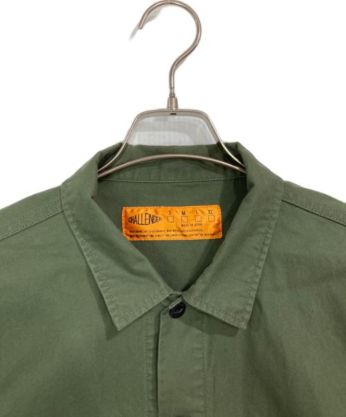 CHALLENGER（チャレンジャー）CHALLENGER (チャレンジャー) MOTOR CO. SHIRT グリーン サイズ:Ｍの古着・服飾アイテム