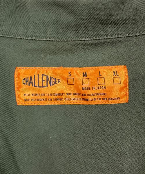 CHALLENGER（チャレンジャー）CHALLENGER (チャレンジャー) MOTOR CO. SHIRT グリーン サイズ:Ｍの古着・服飾アイテム