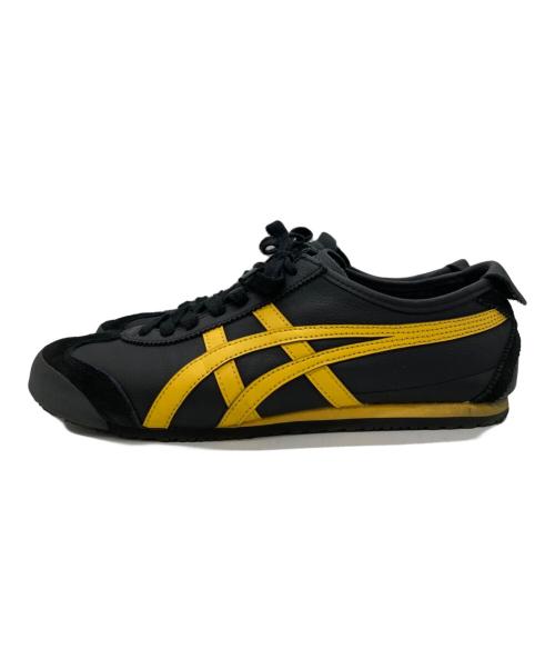 Onitsuka Tiger（オニツカタイガー）Onitsuka Tiger (オニツカタイガー) スニーカー ブラック×イエロー サイズ:28cmの古着・服飾アイテム