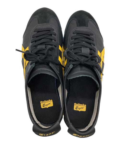 Onitsuka Tiger（オニツカタイガー）Onitsuka Tiger (オニツカタイガー) スニーカー ブラック×イエロー サイズ:28cmの古着・服飾アイテム