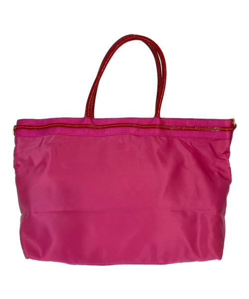 PRADA（プラダ）PRADA (プラダ) トートバッグ ピンク×レッドの古着・服飾アイテム