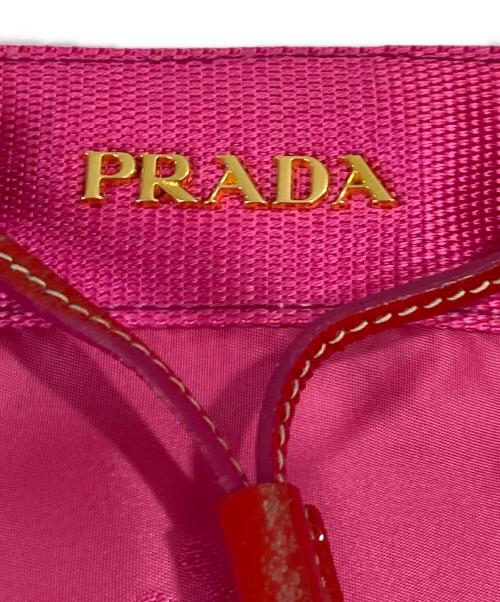 PRADA（プラダ）PRADA (プラダ) トートバッグ ピンク×レッドの古着・服飾アイテム