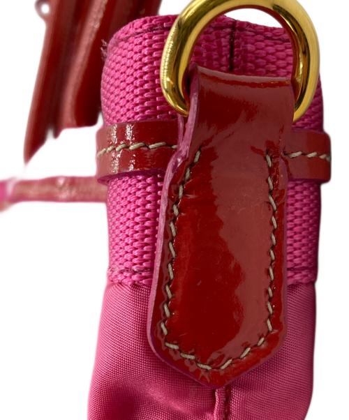 PRADA（プラダ）PRADA (プラダ) トートバッグ ピンク×レッドの古着・服飾アイテム