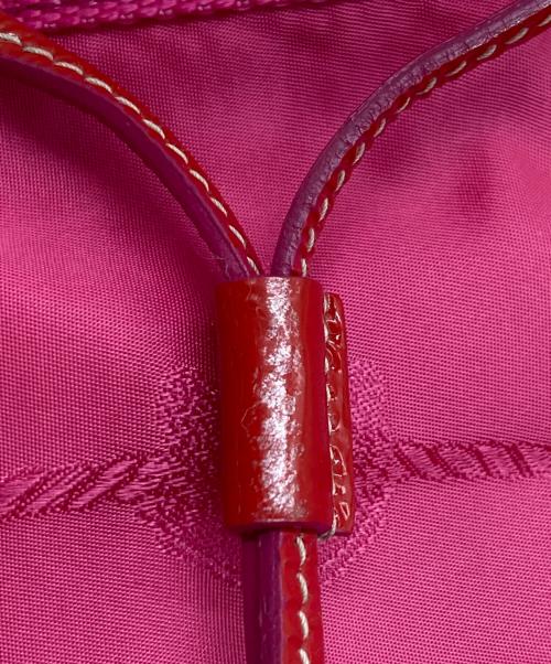 PRADA（プラダ）PRADA (プラダ) トートバッグ ピンク×レッドの古着・服飾アイテム