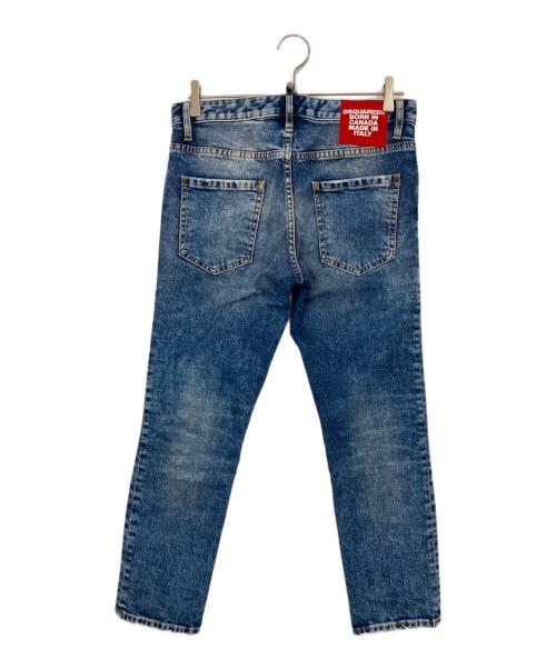 DSQUARED2（ディースクエアード）DSQUARED2 (ディースクエアード) COOL GIRL CROPPED ブルー サイズ:38の古着・服飾アイテム