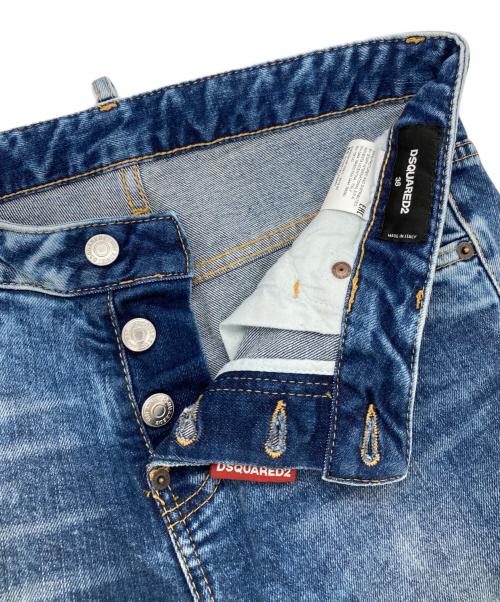 DSQUARED2（ディースクエアード）DSQUARED2 (ディースクエアード) COOL GIRL CROPPED ブルー サイズ:38の古着・服飾アイテム