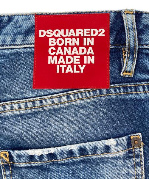 DSQUARED2（ディースクエアード）DSQUARED2 (ディースクエアード) COOL GIRL CROPPED ブルー サイズ:38の古着・服飾アイテム