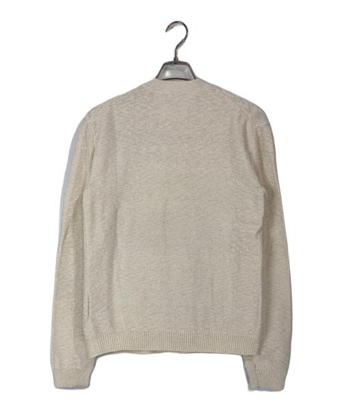 Maison Margiela（メゾンマルジェラ）Maison Margiela (メゾンマルジェラ) ピリング加工クルーネックニット ホワイト サイズ:Sの古着・服飾アイテム