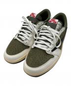 NIKE×Travis Scottナイキ×トラヴィススコット）の古着「エアジョーダン1 ロー OG SP」｜Reverse Olive