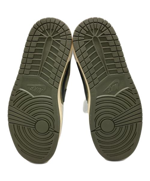 NIKE（ナイキ）NIKE (ナイキ) TRAVIS SCOTT (トラヴィススコット) エアジョーダン1 ロー OG SP Reverse Olive サイズ:27.5cmの古着・服飾アイテム