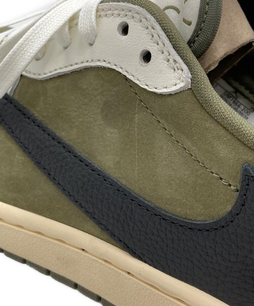 NIKE（ナイキ）NIKE (ナイキ) TRAVIS SCOTT (トラヴィススコット) エアジョーダン1 ロー OG SP Reverse Olive サイズ:27.5cmの古着・服飾アイテム