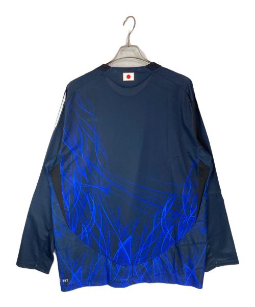 Y-3（ワイスリー）Y-3 (ワイスリー) ホーム オーセンティック 長袖ユニフォーム ネイビー サイズ:6XLの古着・服飾アイテム