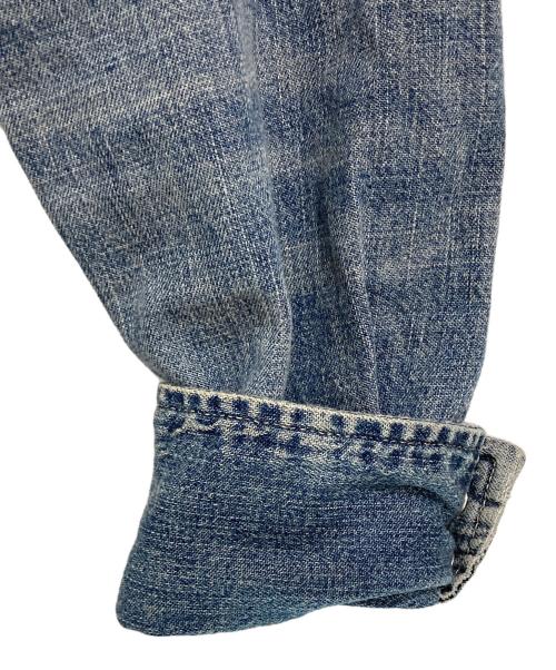 POLO RALPH LAUREN（ポロ・ラルフローレン）POLO RALPH LAUREN (ポロ・ラルフローレン) パッチワークウエスタンシャツ ブルー サイズ:Sの古着・服飾アイテム