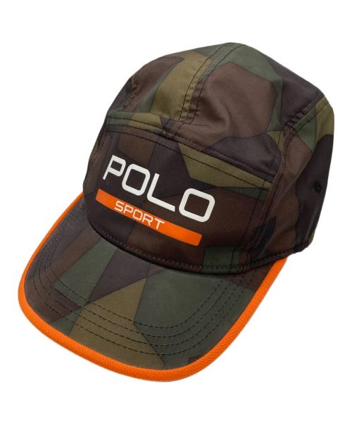 POLO SPORT（ポロスポーツ）POLO SPORT (ポロスポーツ) デジタルカモキャップ グリーン×ブラウンの古着・服飾アイテム
