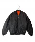 AVIREXアヴィレックス）の古着「MA-1 COMMERCIALフライトジャケット」｜ブラック