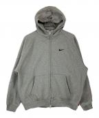 NIKE×SUPREMEナイキ×シュプリーム）の古着「Zip Up Hooded Sweatshirt」｜Heather Grey